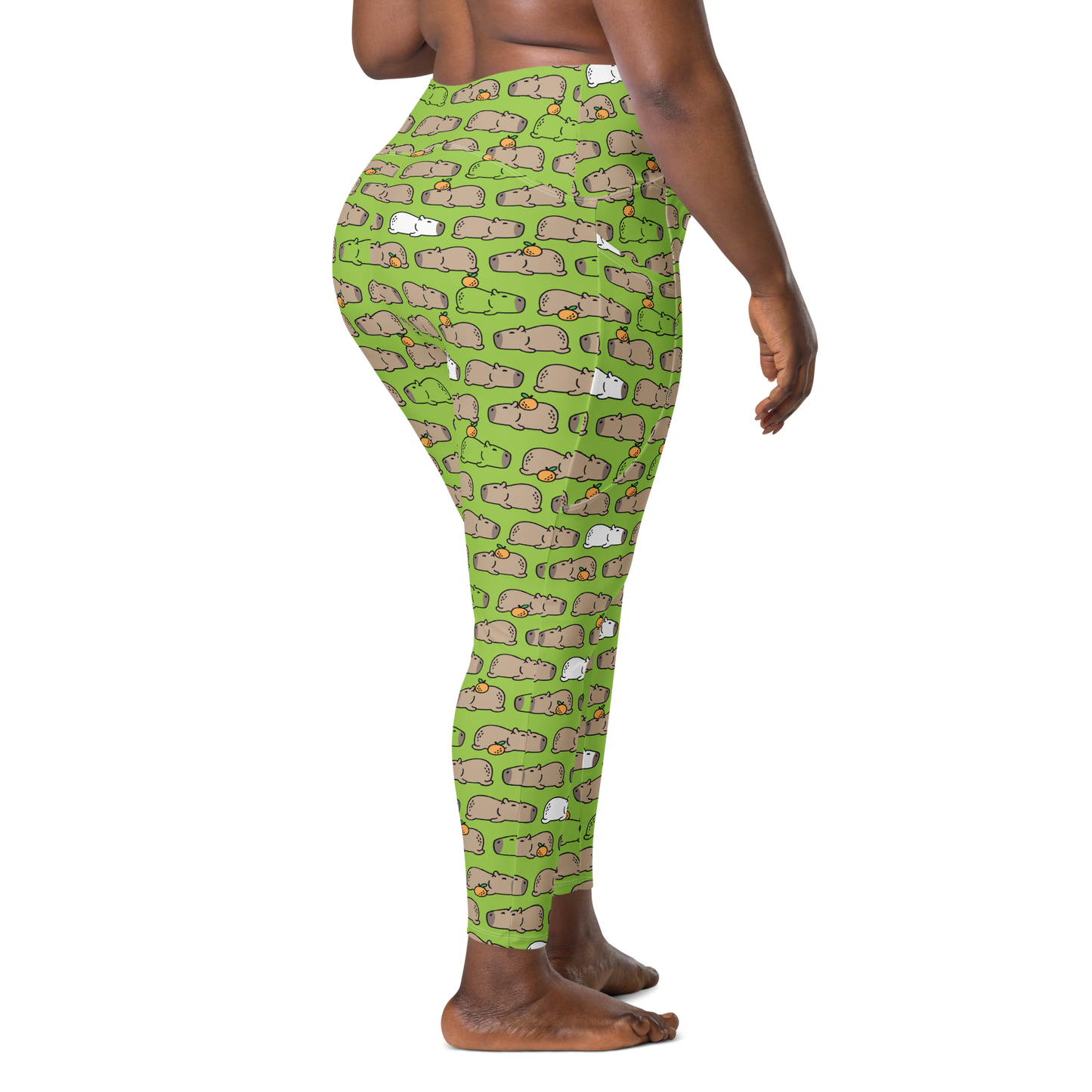 Harper Leggings Cintura cruzada -Tallas grandes-Handmade-Kawaii prints