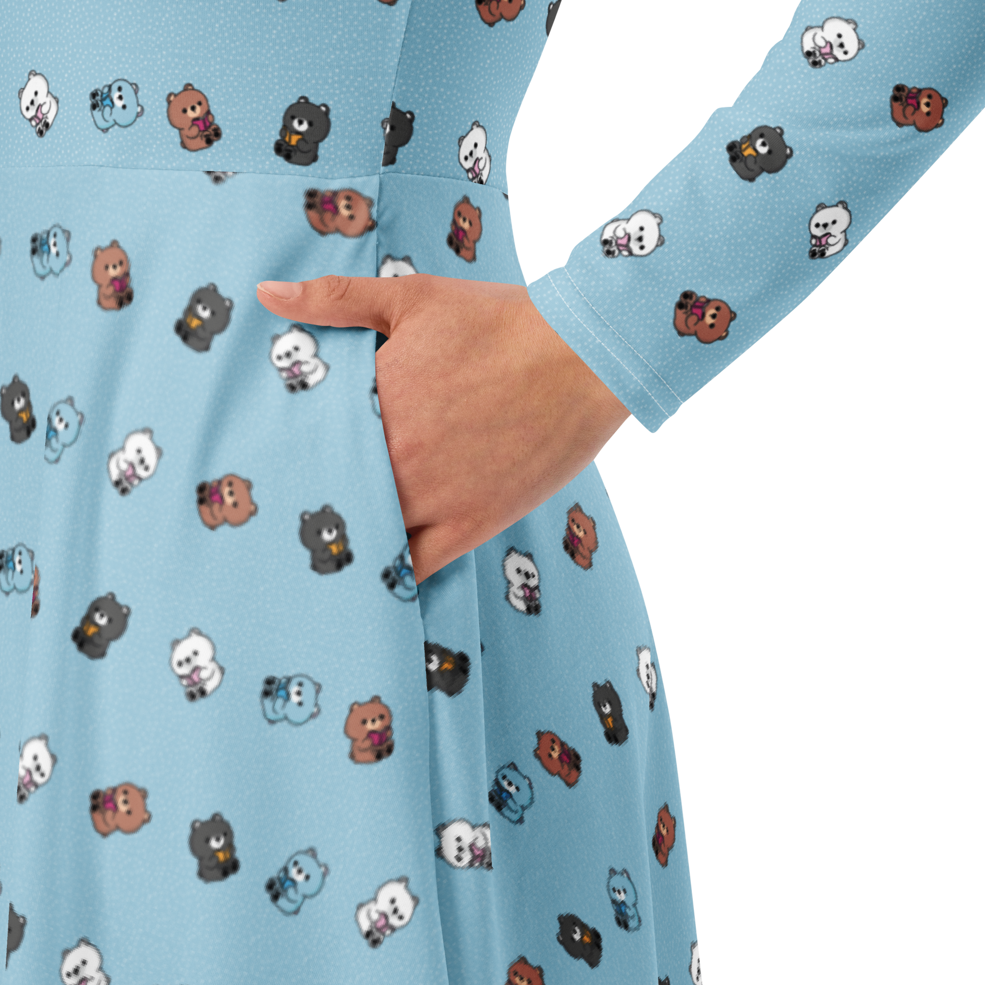 Coleccion "Kawaii Prints"
Print 24002 Light Blue
Tallas XS-6XL 
Handmade
