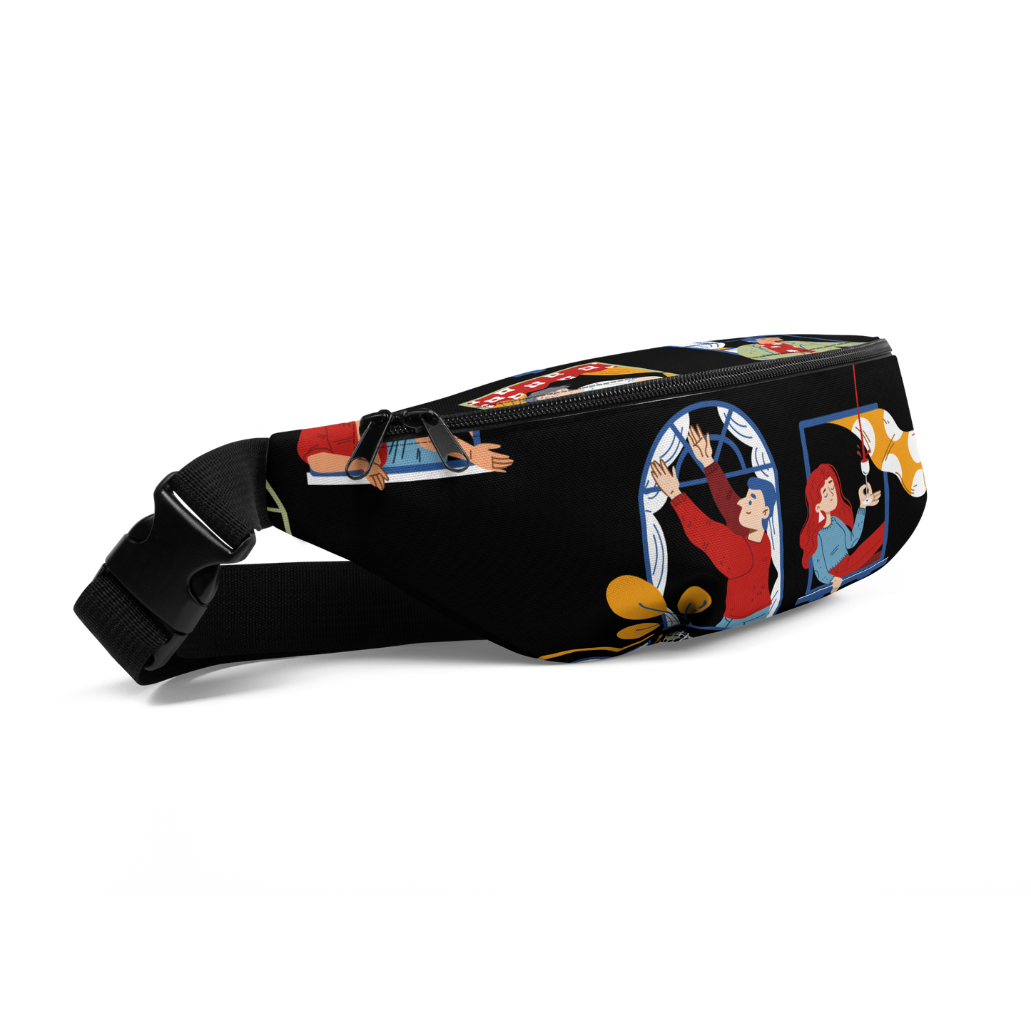 Osaka-Riñonera-Handmade-Print- Accesorios-estampado-3_25_4405-black-vista_lateral