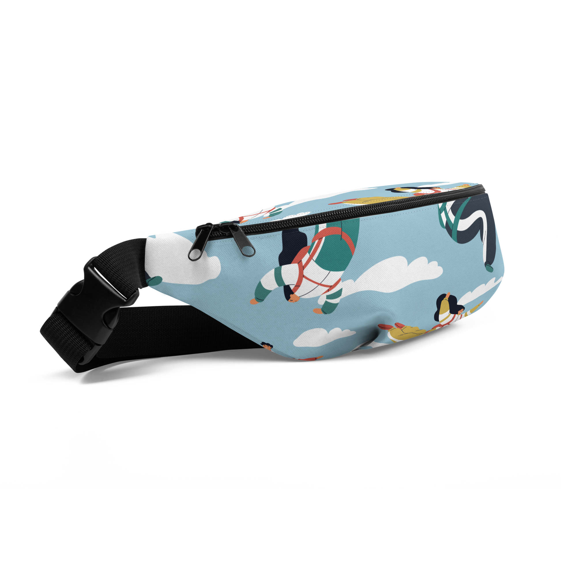 Osaka Riñonera Handmade Print  Accesorios estampado Vista lateral