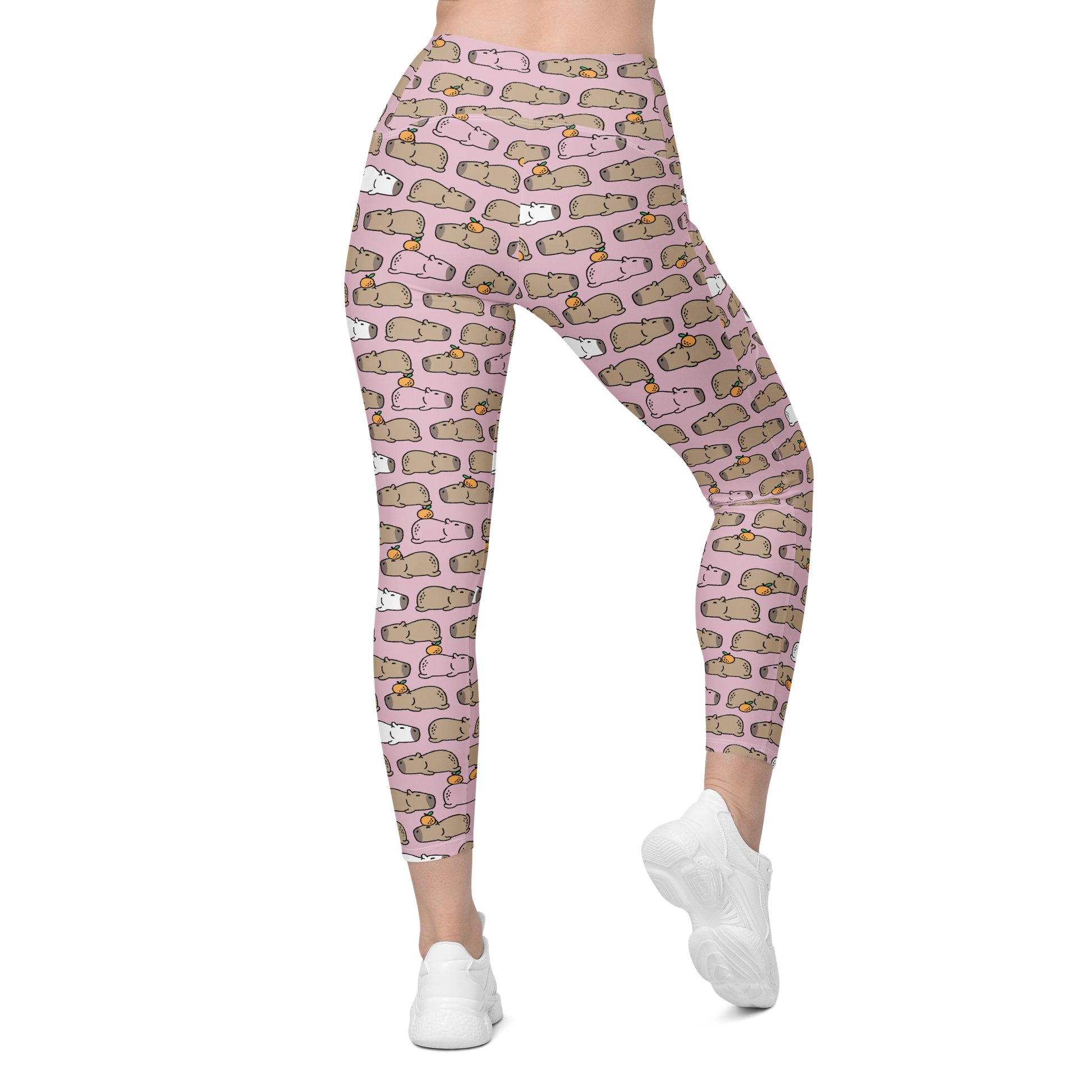  "Legging Harper handmade en movimiento - Estilo cómodo y ajuste perfecto para mujer | Moda casual y estampados únicos | More Than Prints"
