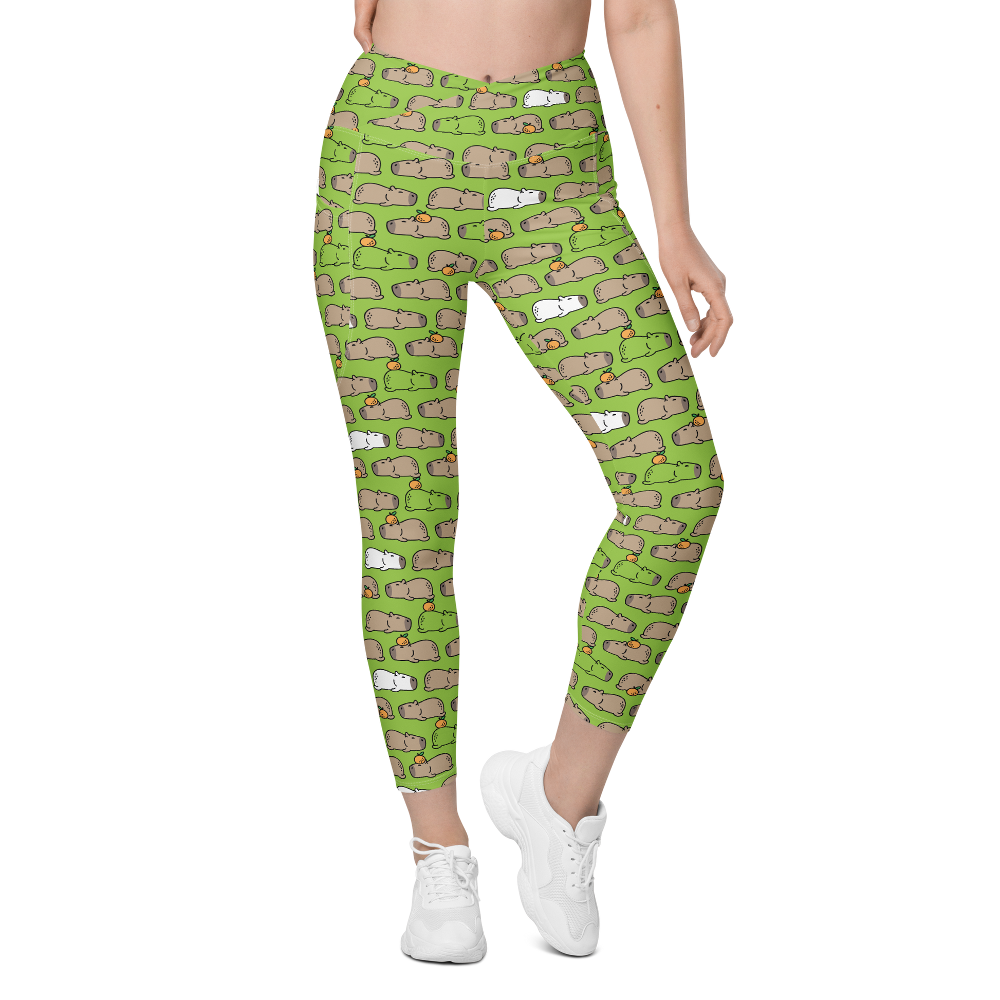 Harper Leggings Cintura cruzada -Tallas grandes-Handmade-Kawaii prints
