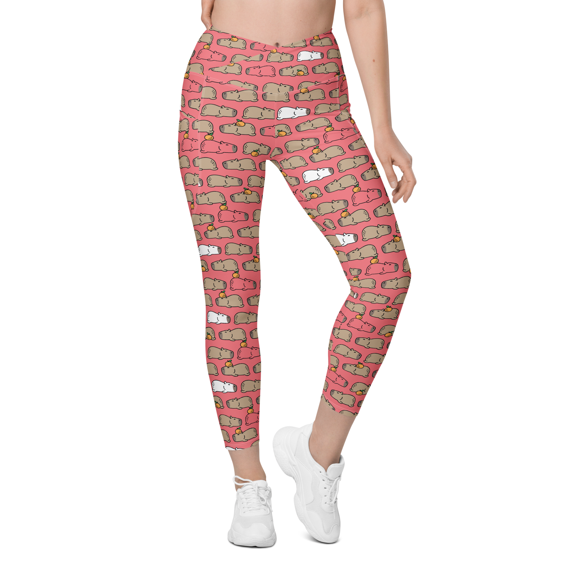 Harper Leggings Cintura cruzada -Tallas grandes-Handmade-Kawaii prints
