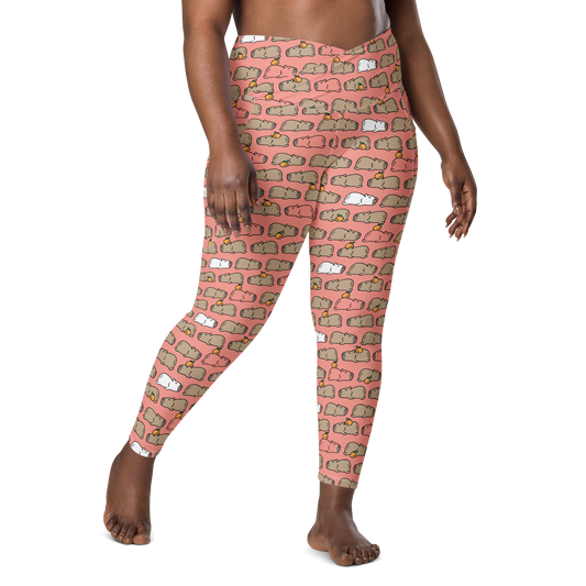 Harper Leggings Cintura cruzada -Tallas grandes-Handmade-Kawaii prints

