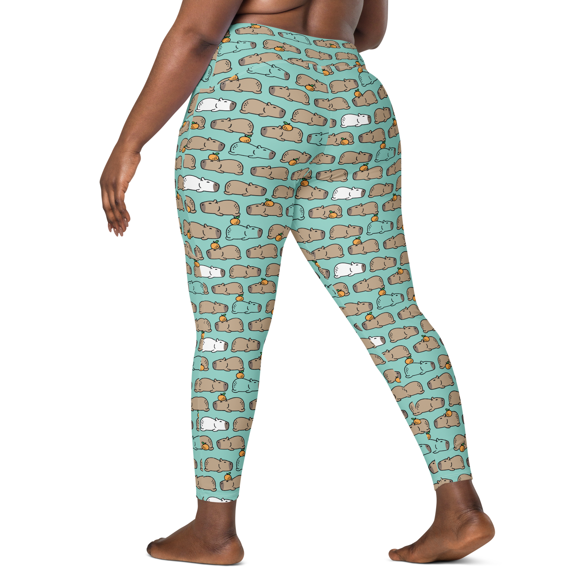  "Vista trasera del legging Harper - Handmade, estampado original y cintura alta para un ajuste perfecto | Leggings mujer | More Than Prints"
