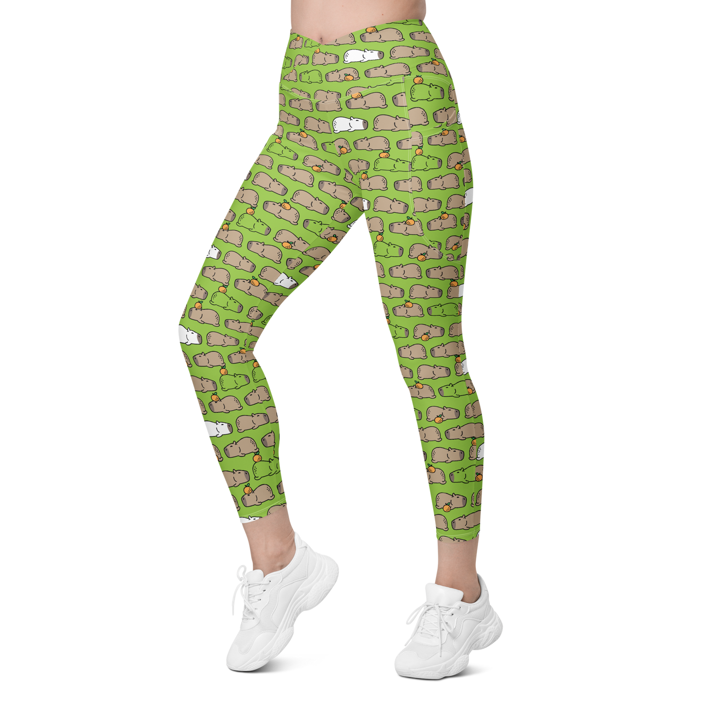 Harper Leggings Cintura cruzada -Tallas grandes-Handmade-Kawaii prints
