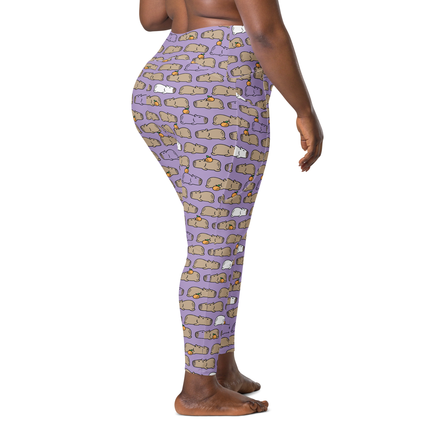  "Legging Harper handmade en movimiento - Estilo cómodo y ajuste perfecto para mujer | Moda casual y estampados únicos | More Than Prints"
