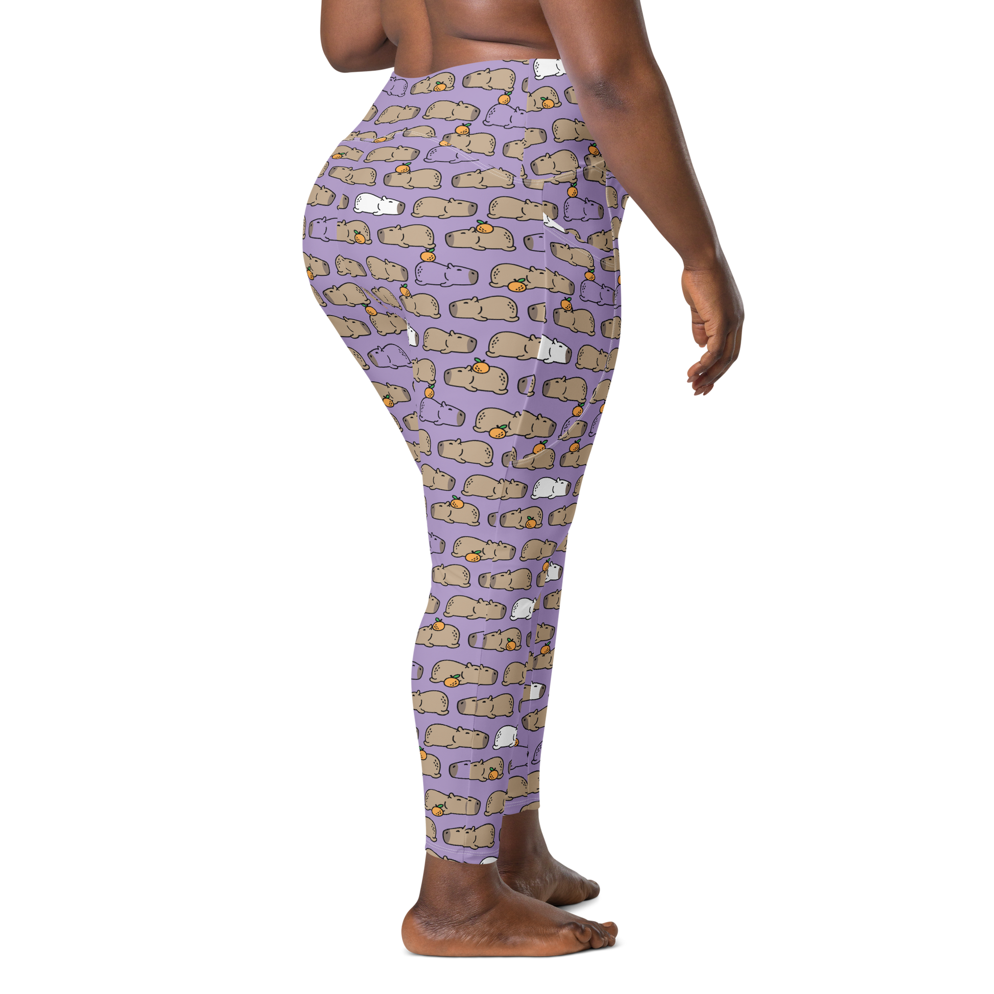  "Legging Harper handmade en movimiento - Estilo cómodo y ajuste perfecto para mujer | Moda casual y estampados únicos | More Than Prints"
