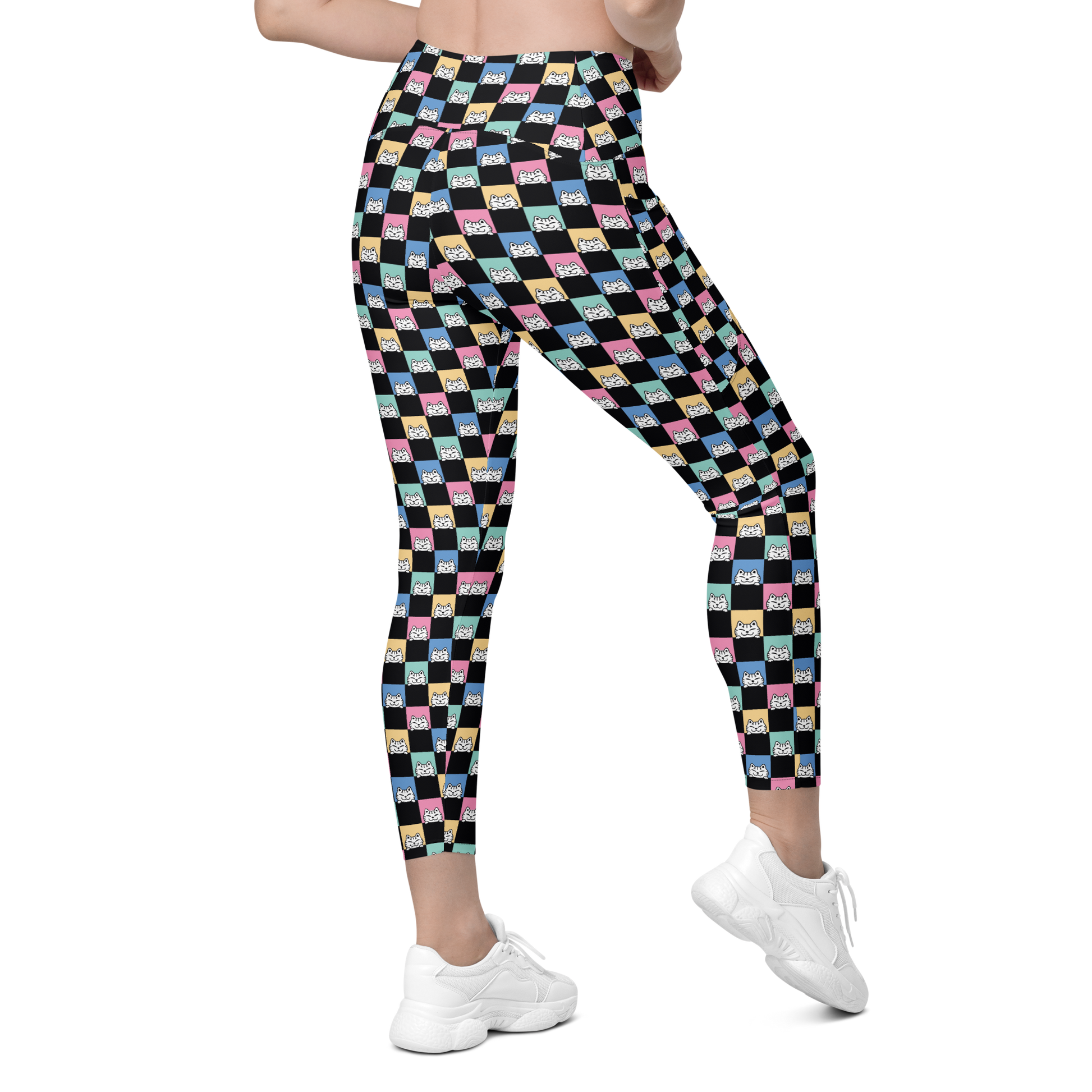 Harper Leggings Cintura cruzada -Tallas grandes-Handmade-Kawaii prints

