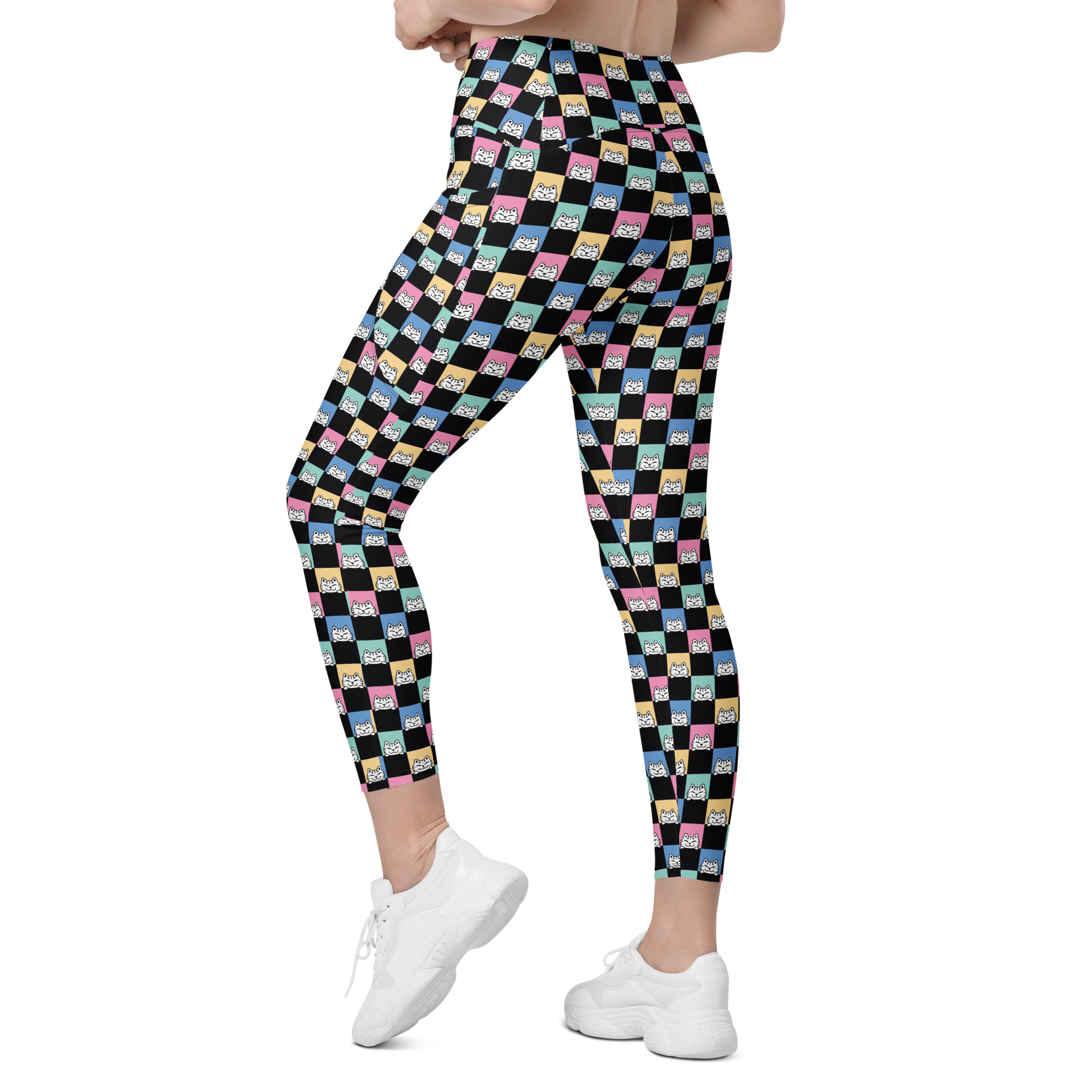 Harper Leggings Cintura cruzada -Tallas grandes-Handmade-Kawaii prints
