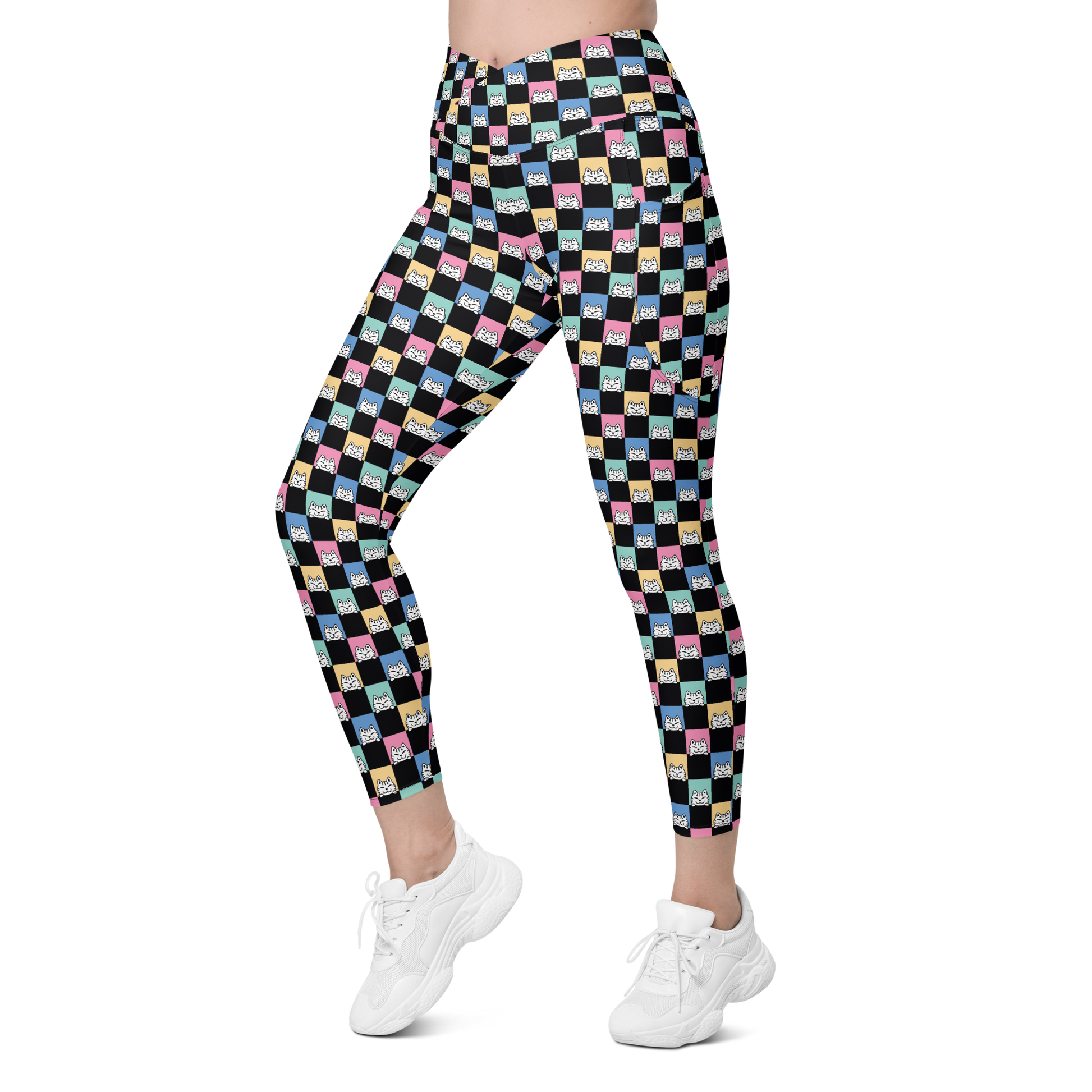 Harper Leggings Cintura cruzada -Tallas grandes-Handmade-Kawaii prints
