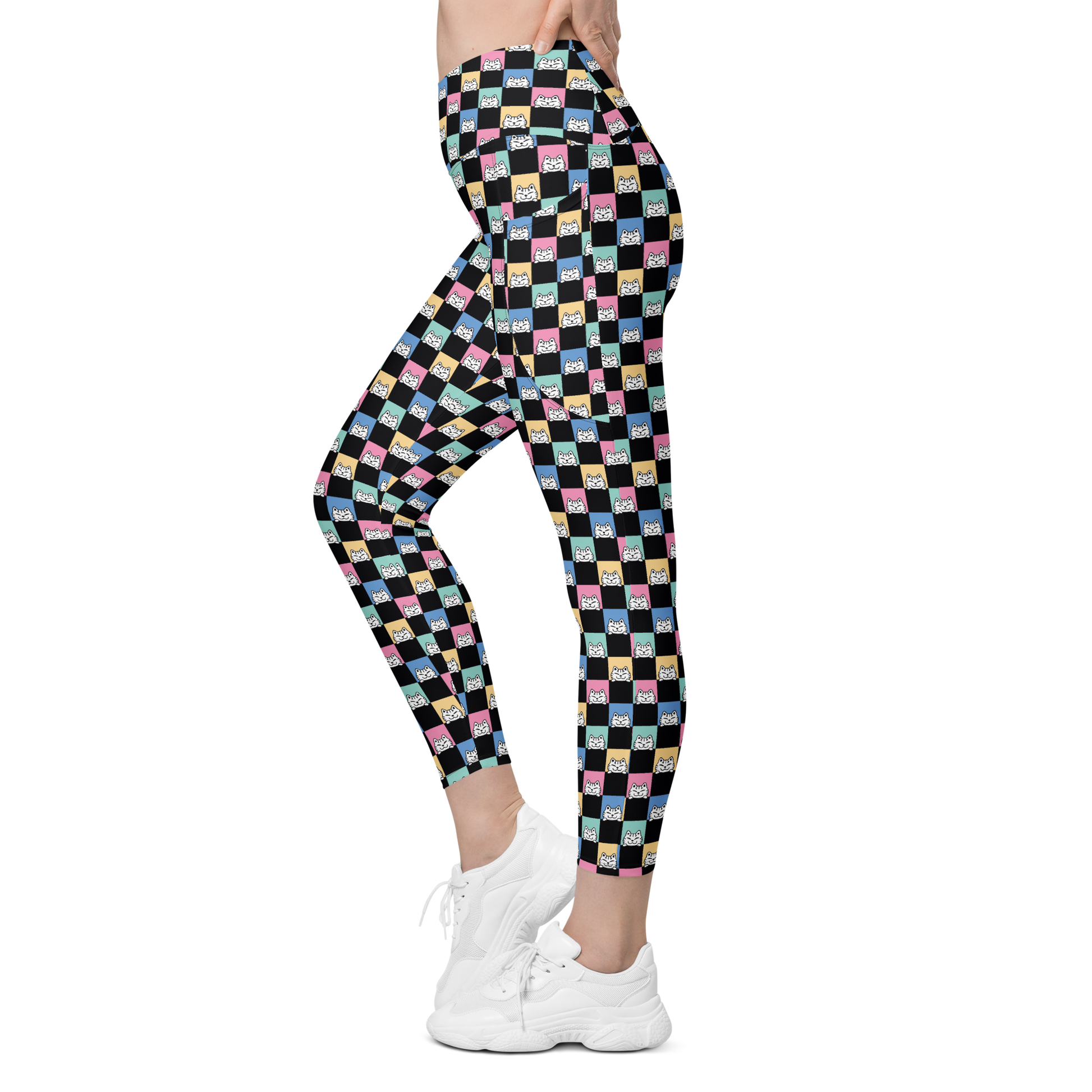Harper Leggings Cintura cruzada -Tallas grandes-Handmade-Kawaii prints
