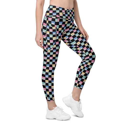 Harper Leggings Cintura cruzada -
Tallas grandes-Handmade-Kawaii prints