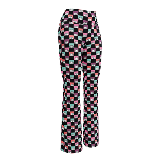 Mire Leggings acampanados -
Tallas grandes-Handmade-Kawaii prints